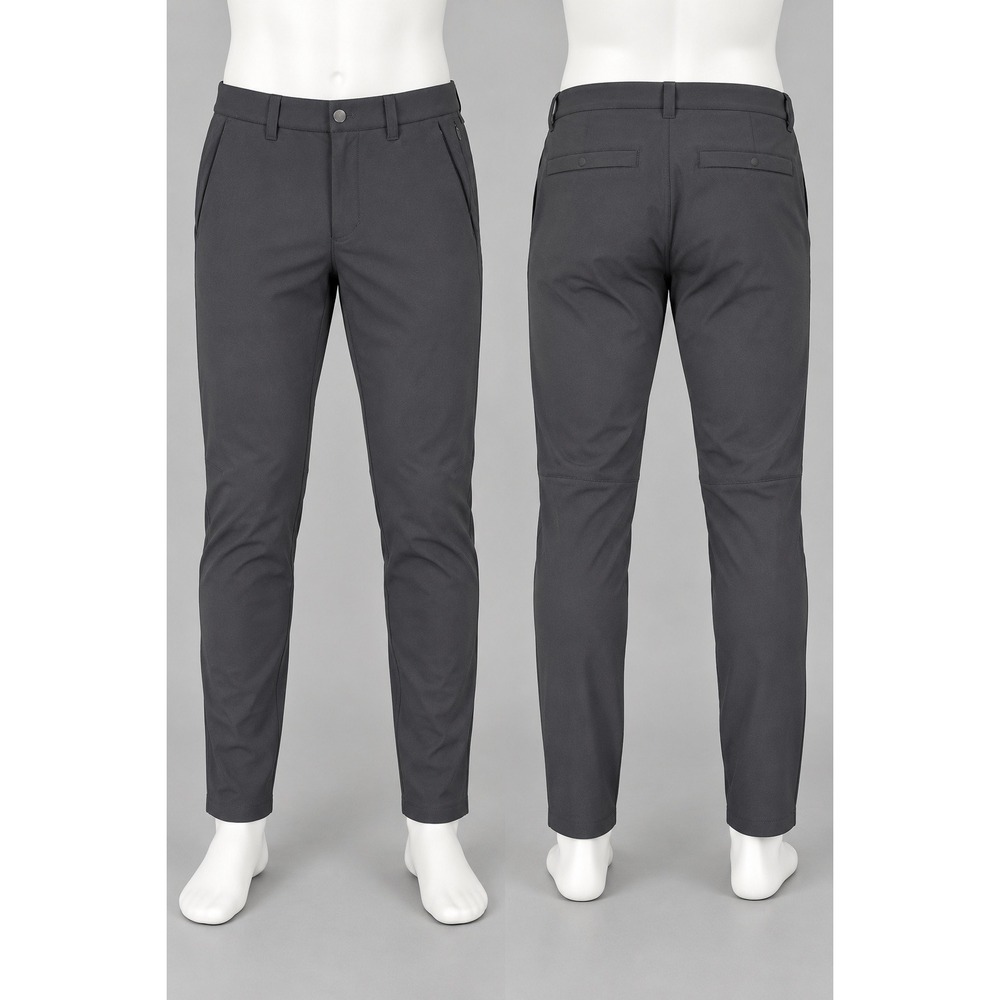 Lululemon Commission Slim Fit Pants Mens 34x32 Grey Excellent Tech Stretch